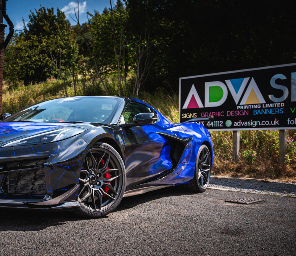 Advasign Attewell Corvette Wrap